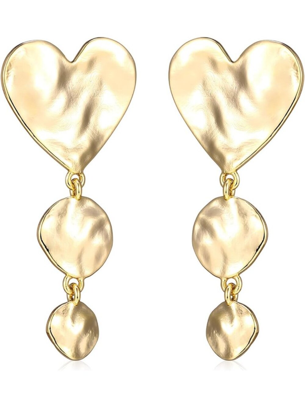 Bold Gold Statement Dangle Earrings for Women | Chic Drop Jewelry Accessory